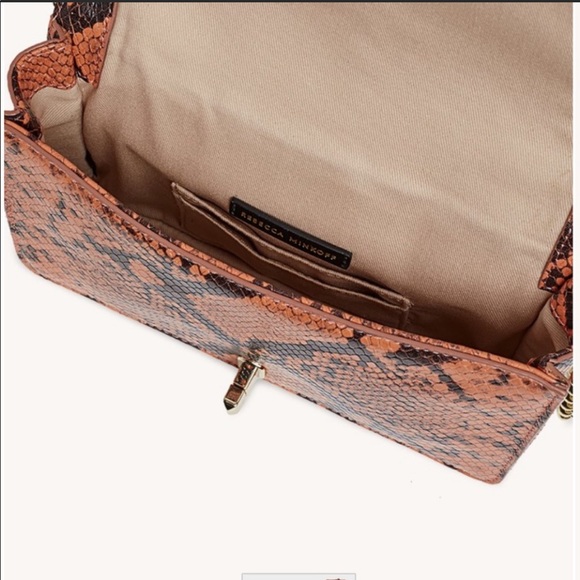 NTW Rebecca Minkoff Chevron Quilted Love Crossbody Purse Bag - Picture 2 of 4